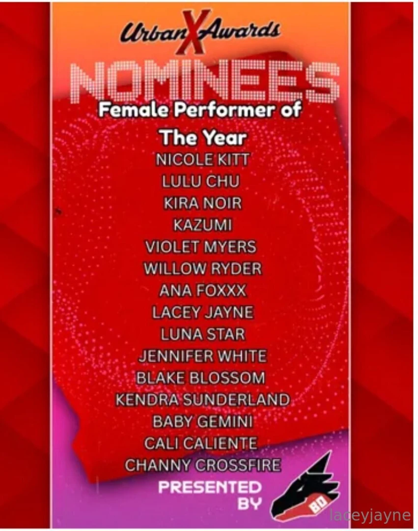 Hey everyone make sure to go and vote for me at the award show i will 