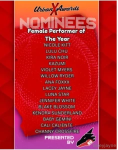 Hey everyone make sure to go and vote for me at the award show i will