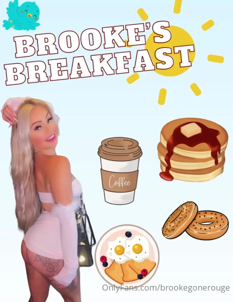 Ready for your slutty breakfast served up hot and in your dms 