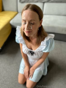 Another miss alice facial but this time from pov i told i wanted him part 1