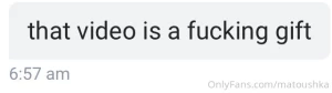 About the vid i sent last night a propos de la vid o envoy e hier soir