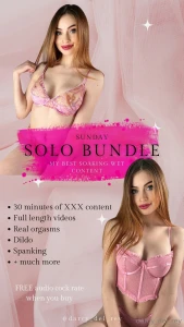 Tip 25 for my best solo sunday bundle