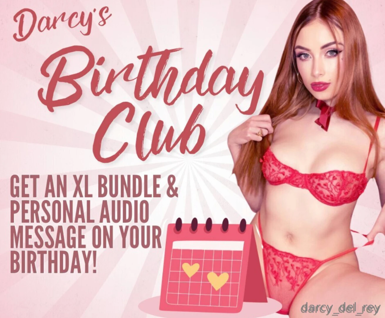 Darcy s birthday club free gift when you join i want to spoil you this 