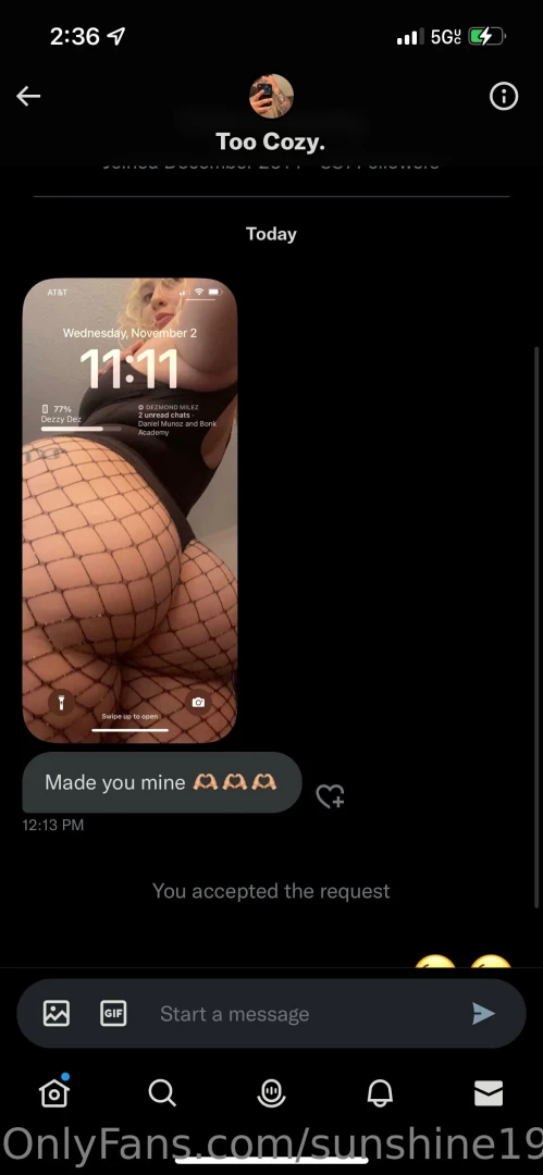 Love when y all make me your screen saver 