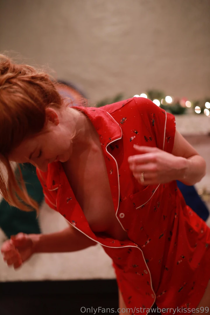 Inspecting the chimney to make sure its clean for santa 