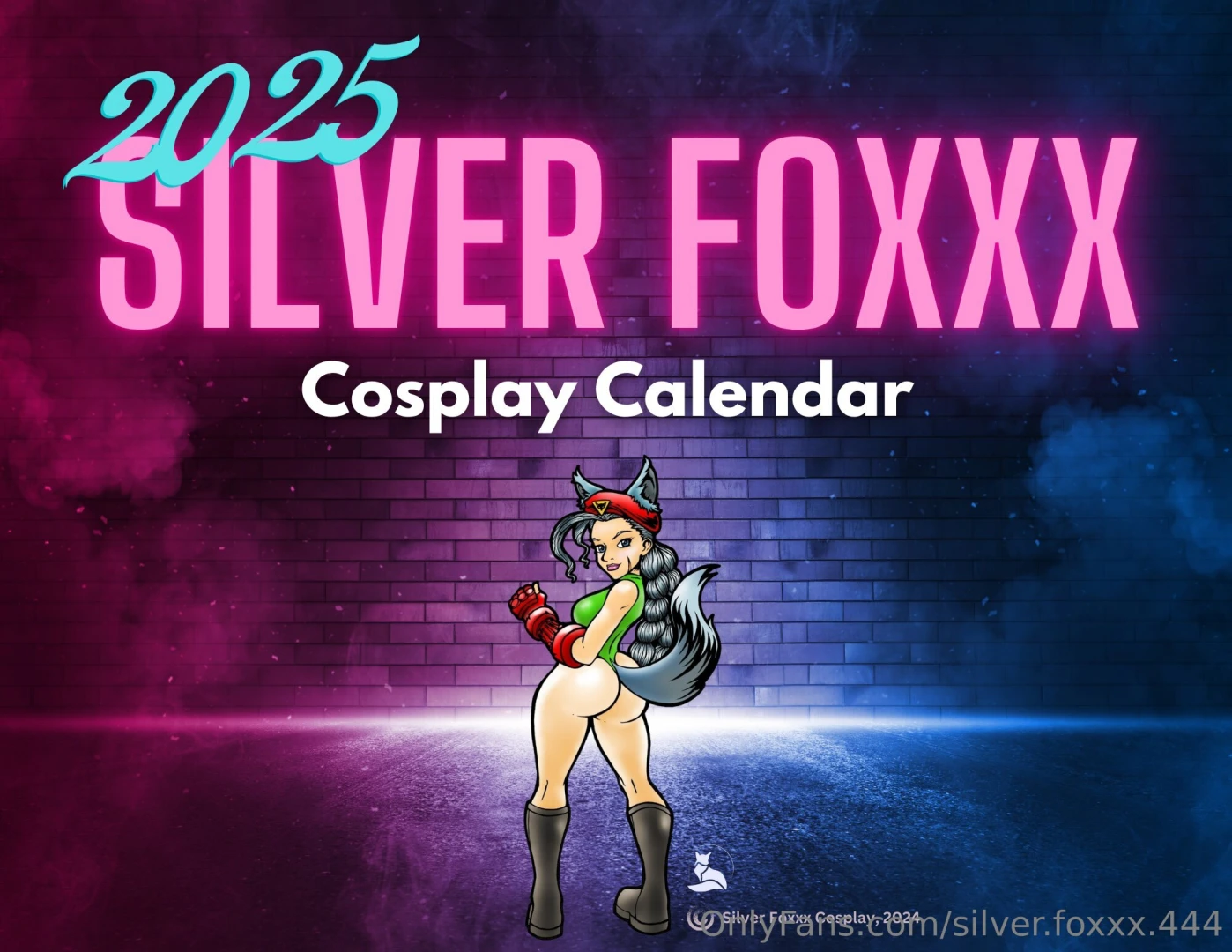 Last call to order the silver foxxx cosplay calendar for 2025 12 