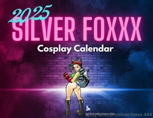 Last call to order the silver foxxx cosplay calendar for 2025 12