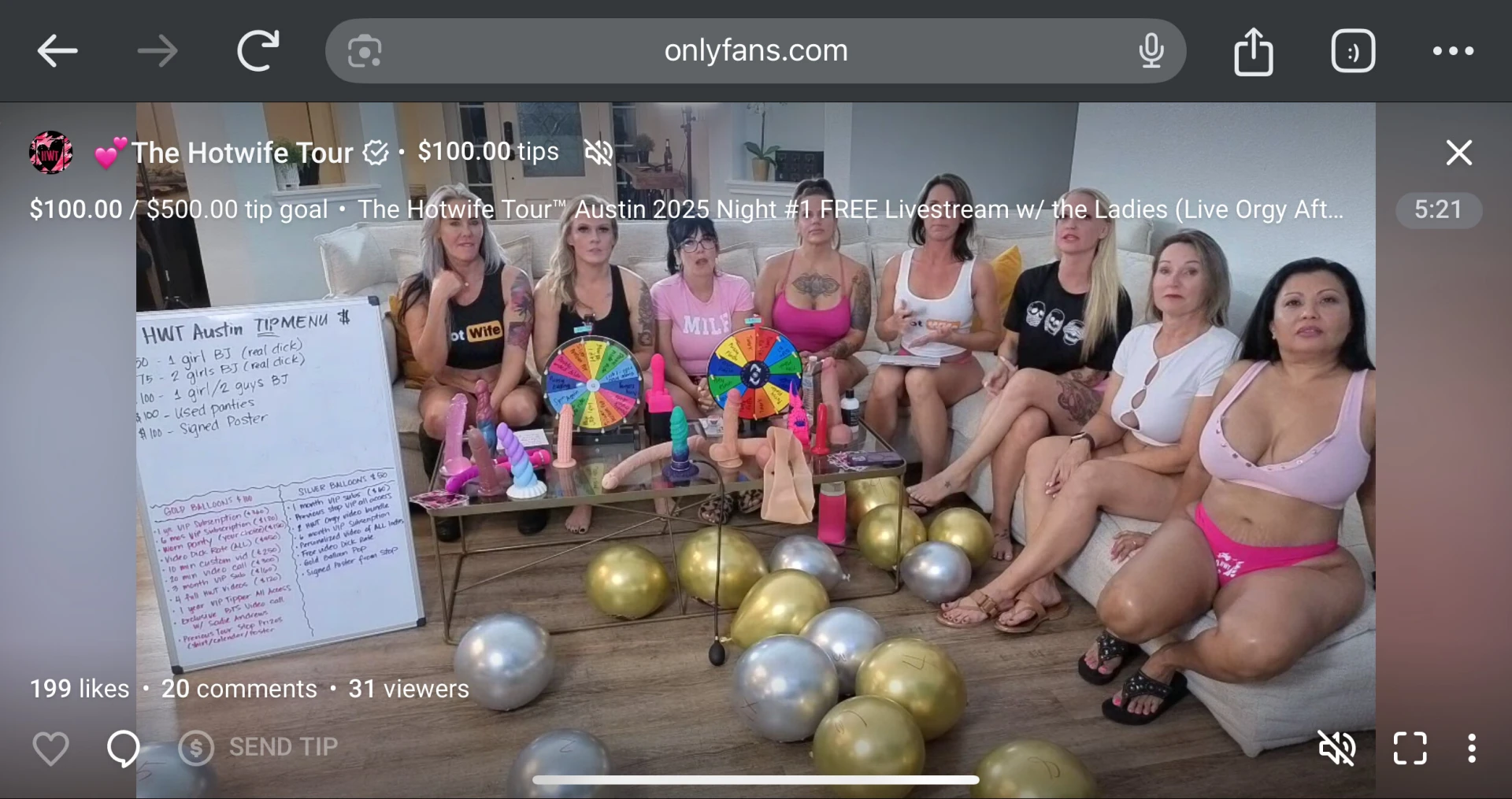 Brand new unreleased livestream recording for purchase the hotwife part 2 