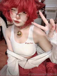 Trans cat boy in his binder being a femboy into pet play turns me on part 6