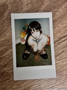 I took my first ever polaroid pictures they will be signed and sent part 1