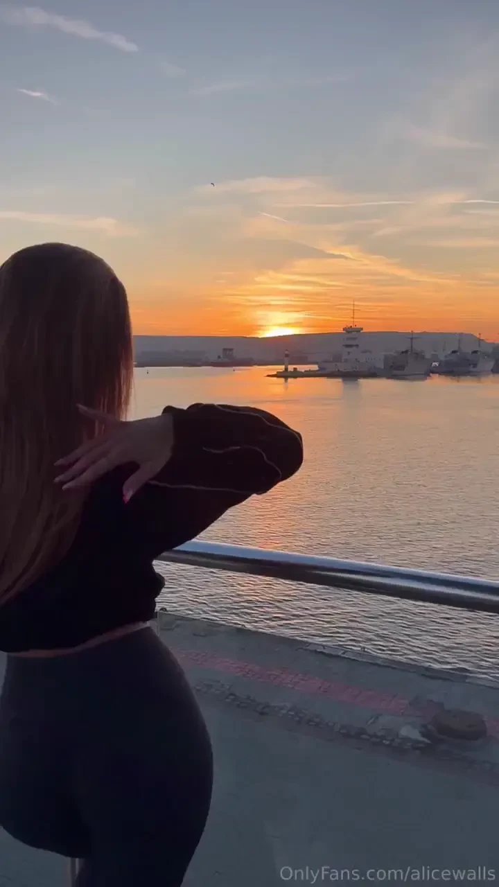 I love enjoying the beautiful views at sunset 