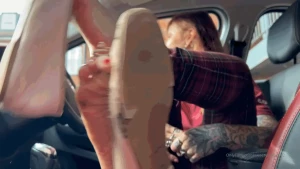 Dirty amp sweaty feet smelling joi in the car did you miss smelling my
