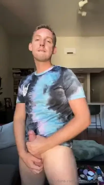 Just a big dicked boy shooting his load all over 