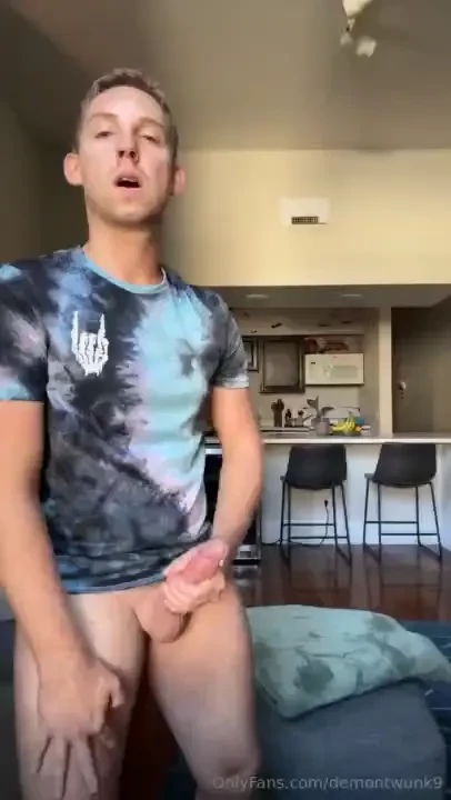 Just a big dicked boy shooting his load all over part 1 