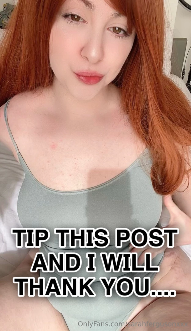 sarahfergusonxxx - Tip this post and i will thank you part 2 