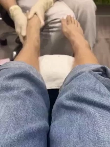 I got a pedicure yesterday baby thank you for paying for it do you