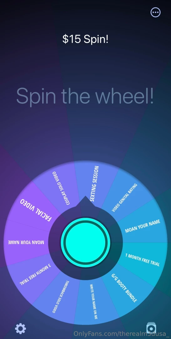 Wheels of medussy for march available until april 1st 1 regular spin- 