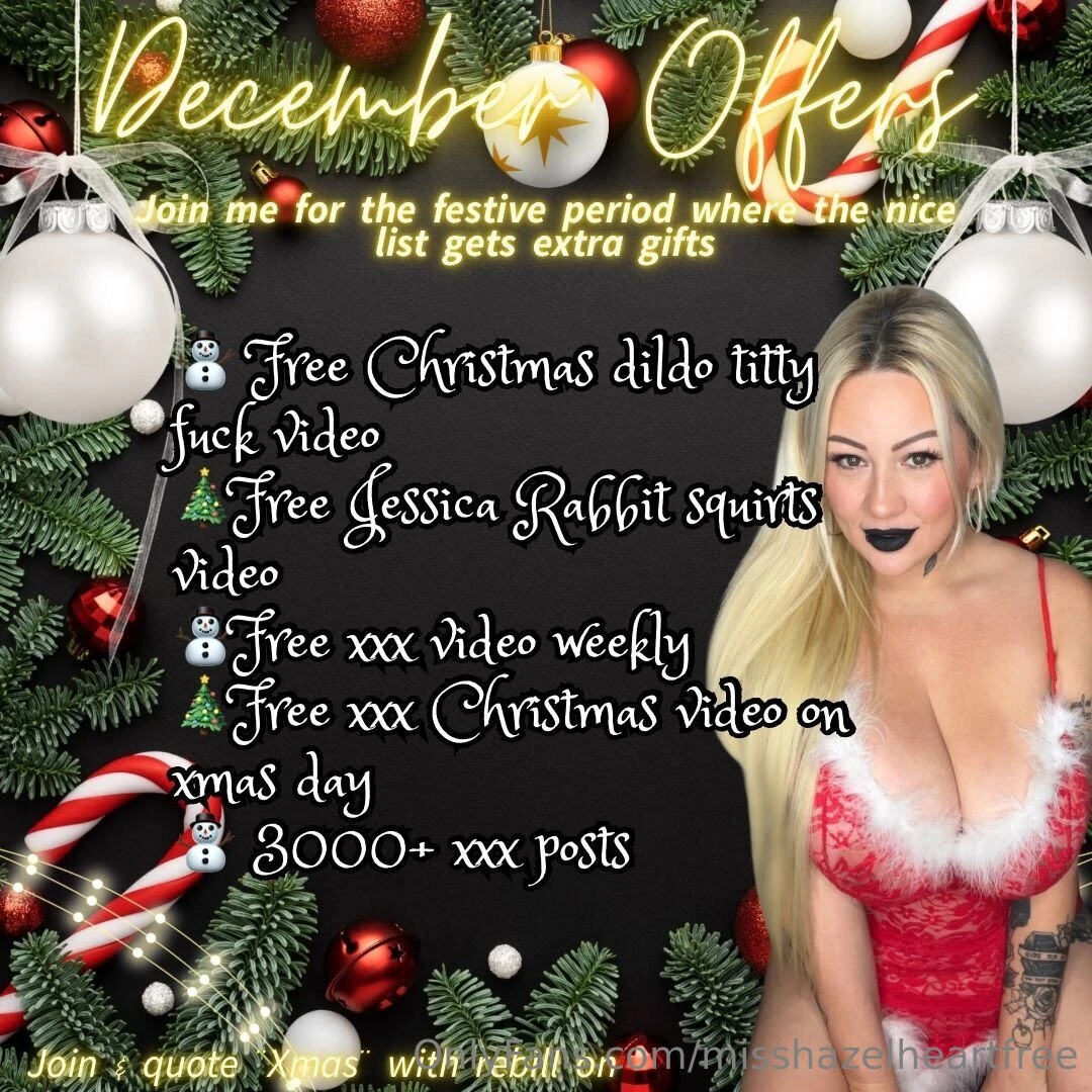 Misshazelheart misshazelheart misshazelheart free christmas dildo 