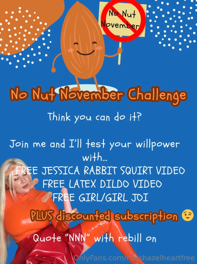 No nut november challenge think you can do it misshazelheart https 