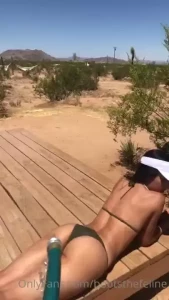She got me soaked