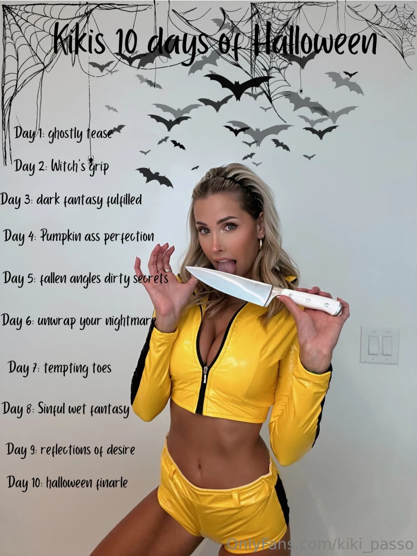 10 days until halloween starting today everyday starting today i will 