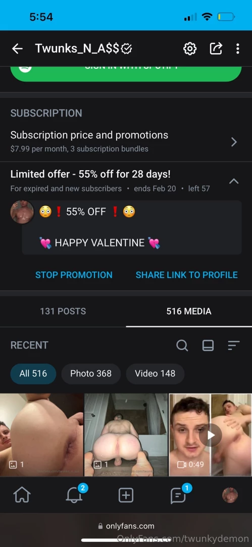 55 off happy valentine https onlyfans com twunks_n_ass 