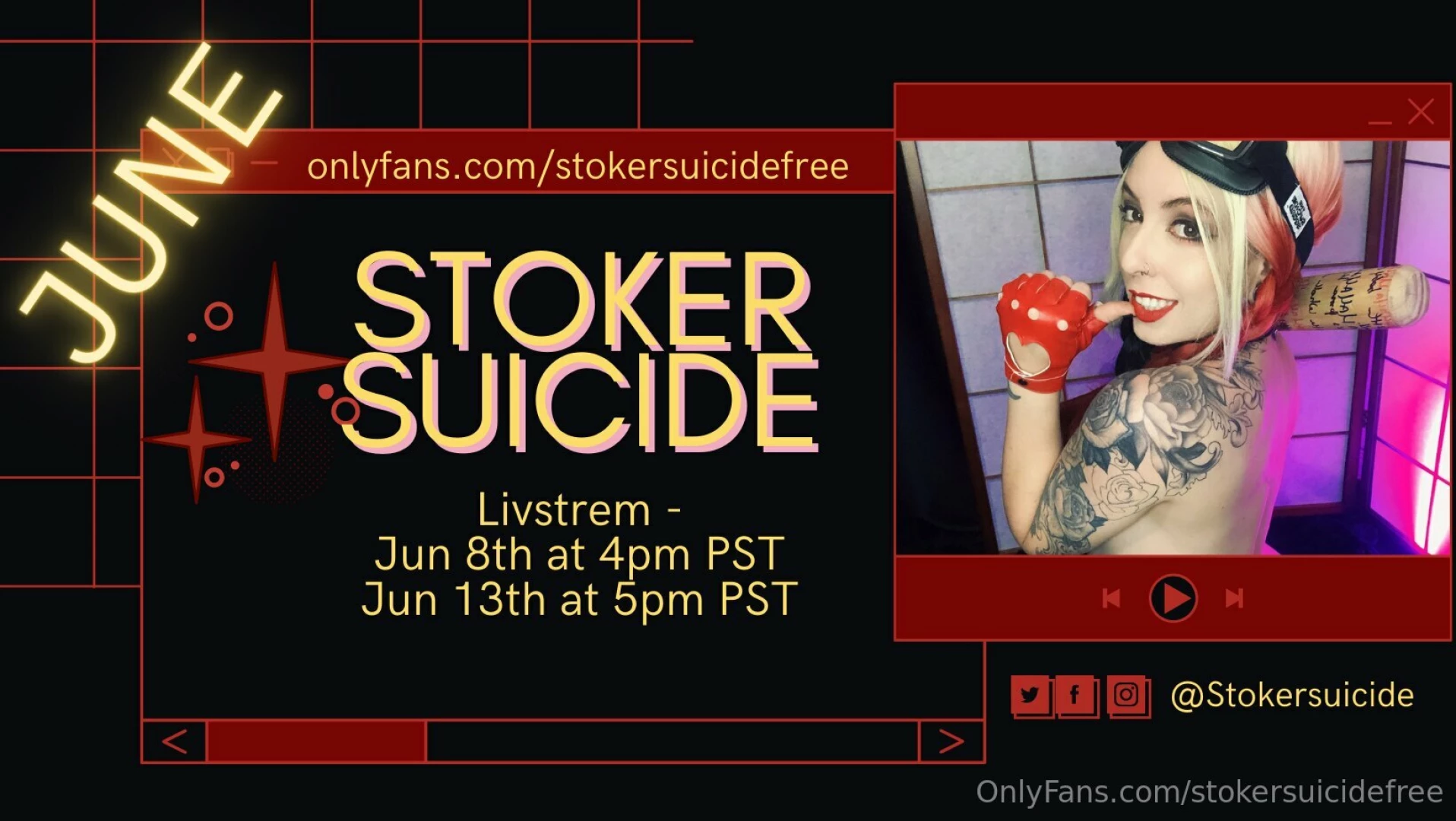 Livestream schedules for next week in this profile then i ll only book 
