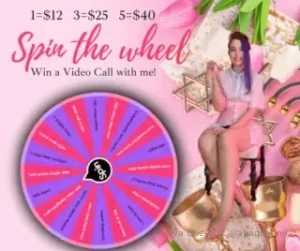 Game time spin the wheel i will send you a video of me spinning the