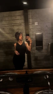 The bathroom said no pics but my outfit said watch me part 2
