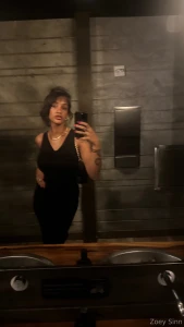 The bathroom said no pics but my outfit said watch me part 1