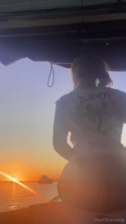 I snuck my booty out at this anchorage for you 