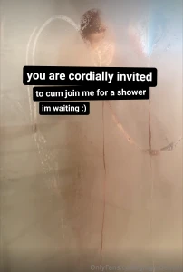 Im a bit nervous about showing my body all wet nakey and soapy like