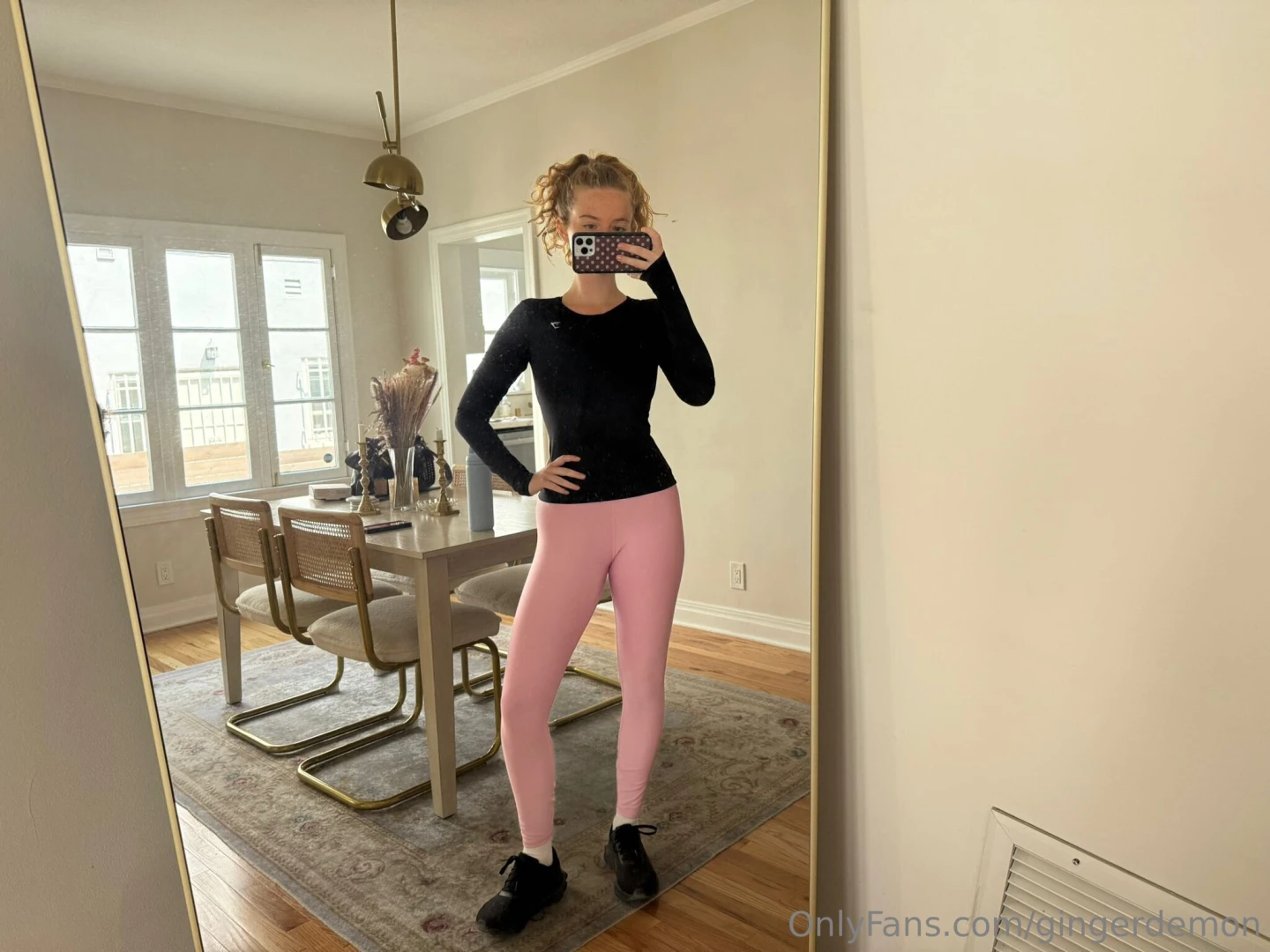 Pink leggings gt gt 