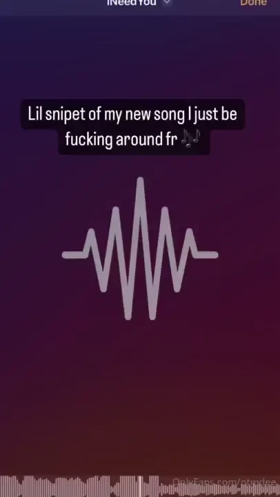 Snippet of my new song yall fucking with it might fuck to this song 