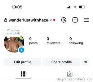 Deleting my instagram account go follow the new one xoxo haze