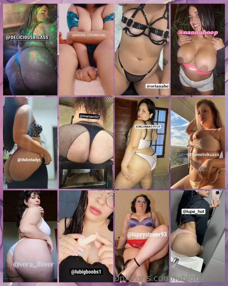 Amp deliciousbigass moore_chubbygirl orianabe nannuboop dulcelady1 