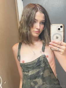 Felt like a cute little farmer today what s your favorite fruit mine part 1