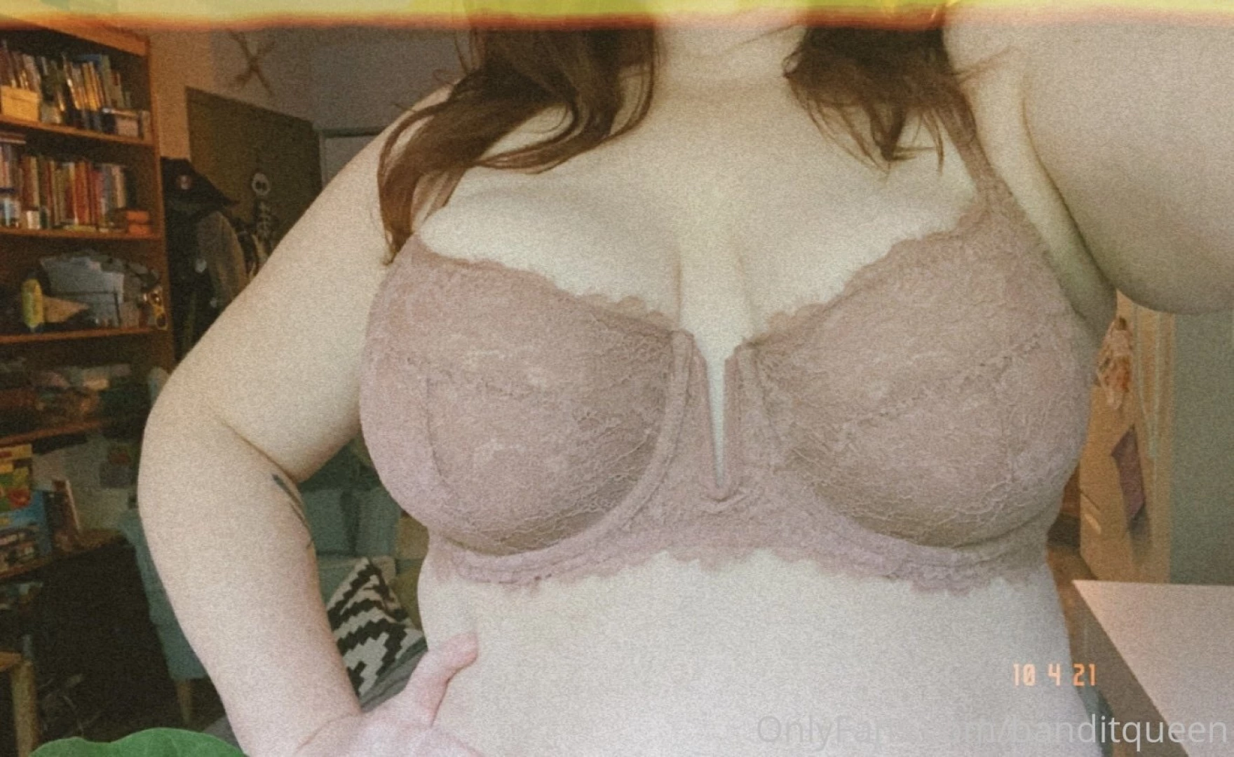 I love how my tits look and jiggle in this bra part 4 