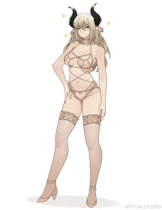 Virtuallylewd lingerie outfit owo