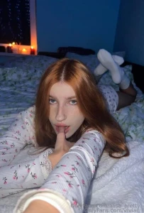 Free subscription today only this fiery redhead in a flirty skirt is part 119