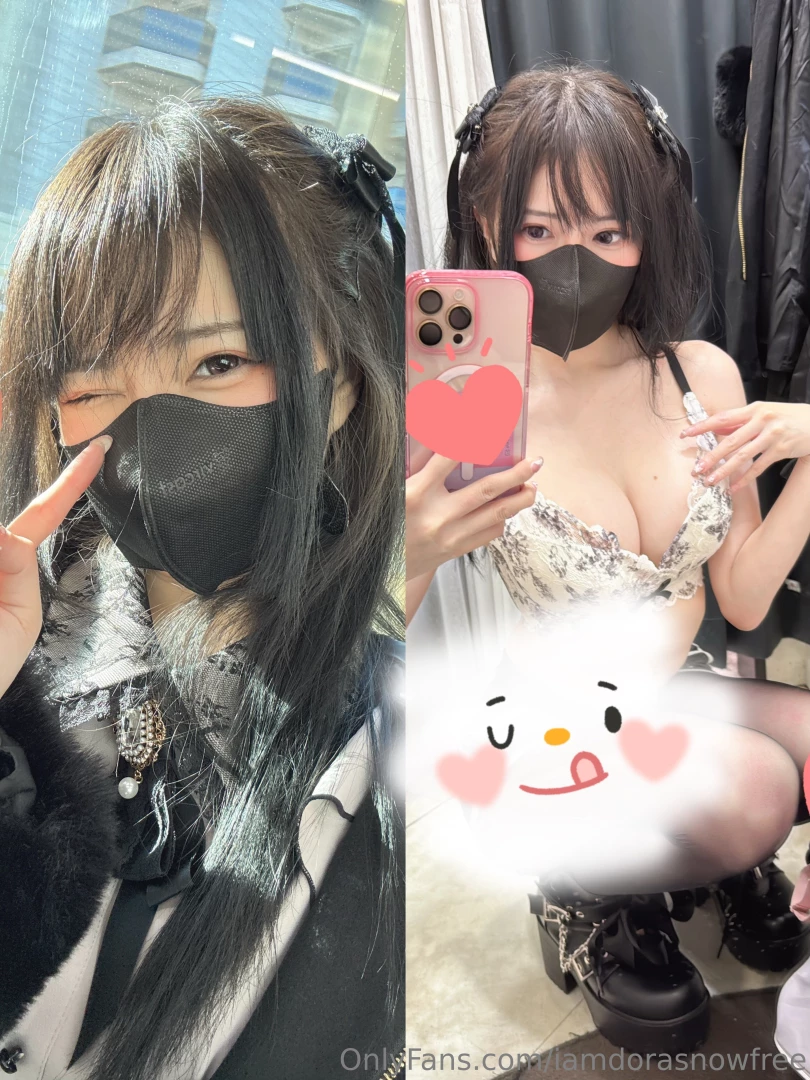 First selfie of 2025 more secret photos at iamdorasnow 