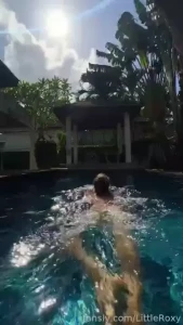 Hooray i finally made it to the pool and had a really cool swim