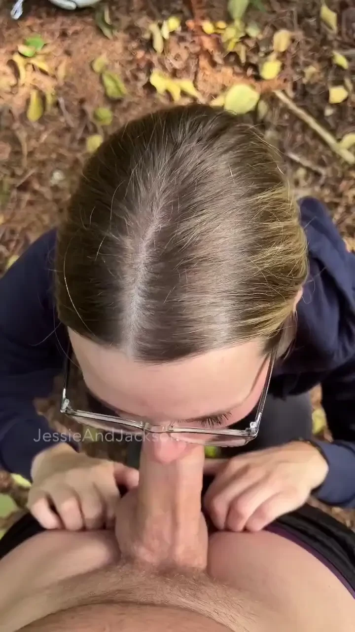 Blowjob in the forest spit in my mouth facefuck this is what happened 