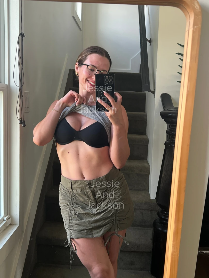 Outfit of the day no panties on but it is a skort new video will be part 1 