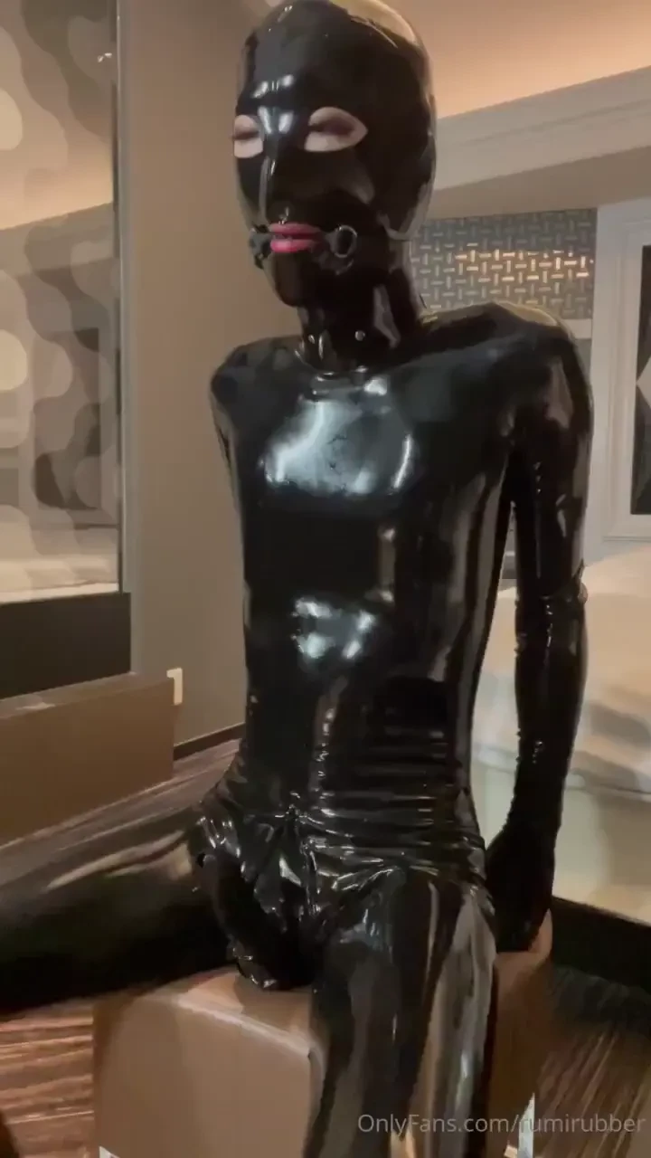 The rubber doll is waiting for it s owner to arrive 