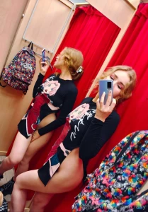 Would you fuck my friend lilroxxxyfree in the fitting room https