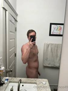 Shower time after a nice workout