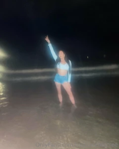 I got my tits all sandy at the beach