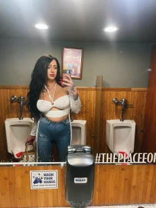 Catch me in the mens room what would you do