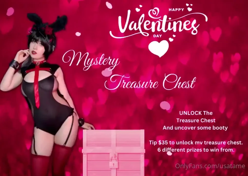 Happy valentine s day are you ready to open my mystery treasure chest 